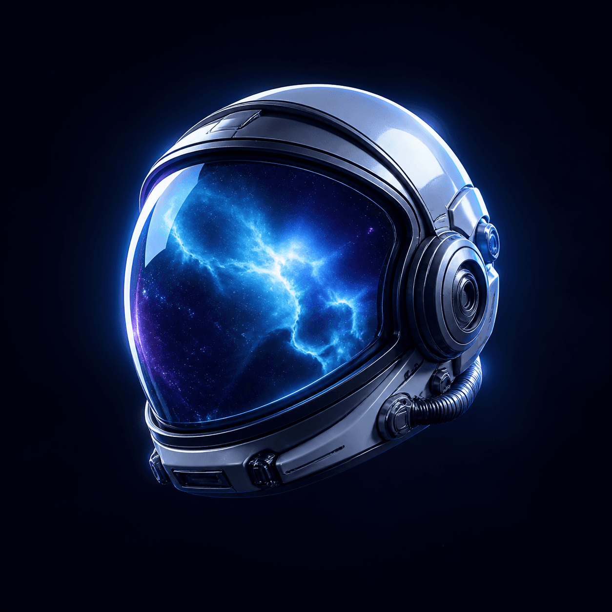 Astronaut helmet motion example